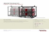 Inverter Racks Product Info - Lincoln Electric€¦ · • Optional Caster Kit – Available for Inverter Racks. Order K2665-1 • Accommodates standard length machine input cables