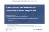 Superconducting Turboelectric Distributed Aircraft Propulsion · Inverter Superconducting Magnetic Energy Storage Superconducting Fault Current Limiter. Left Side Superconducting