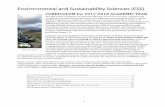 Environmental and S ustainability Sciences (ESS) · Theconcentrations are Environmental Biology and Applied Ecology (EBAE), Environmental Economics (EE), Environmental Policy and