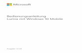 Lumia mit Windows 10 Mobile Bedienungsanleitungfiles.customersaas.com/files/Microsoft_Lumia_950_Bedienungsanlei… · über ein Konto für Microsoft-Dienste wie Xbox Live, Hotmail