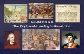 SSUSH3A & B The Key Events Leading to Revolutionmrgoethals.weebly.com/.../6/...powerpoint_events_leading_to_revoluti… · The Boston Massacre of 1770 . The Key Events Leading to