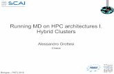 Running MD on HPC architectures I. Hybrid Clusters · Running MD on HPC architectures I. Hybrid Clusters Alessandro Grottesi Cineca Bologna – PATC 2015