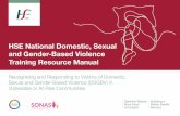 HSE National Domestic, Sexual and Gender-Based Violence ... · Guiding Principles for Developing Best-Practice Responses The following principles underpin this resource manual: Rights