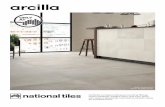 arcilla - nationaltiles.com.au · Wall: Arcilla Gris Floor: Arcilla Fonce Perfectly complementing surrounding fittings and furnishings, Arcilla’s warm and worn greys will create