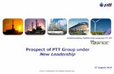 PowerPoint Presentation · World-Class oil company with competitive edge Contribution to Thailand Country directionl TAGNOC as a lever to shift Thailand toward Knowledge-based economy