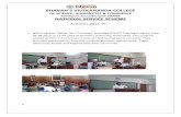 HAVAN’S VIVEKANANDA OLLEGE · HAVAN’S VIVEKANANDA OLLEGE OF SCIENCE, HUMANITIES & COMMERCE Sainikpuri, Secunderabad-500094 NATIONAL SERVICE SCHEME Activities 2015-16 Report on