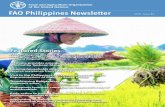 FAO Philippines Newsletter · FAO, Philippine Disaster Resilience Foundation to strengthen partnership on building more disaster-resilient Filipino communities Australia provides