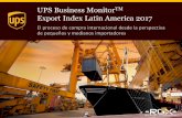 UPS Business Monitor Export Index Latin America 2017€¦ · Industria del vestido Industria manufacturera Alta tecnología Industria automotriz 9 PAÍSES BRASIL, CHILE, COLOMBIA,