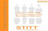 Engine Recommendation Manual€¦ · CES NTI “E” Type FIRING END CONFIGURATIONS * This engine recommendation manual refers only to STITT spark plugs that have electrodes fabricated
