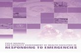FIELD MANUAL FOR CAPACITY ASSESSMENT OF HEALTH FACILITIES ... · FIELD MANUAL FOR CAPACITY ASSESSMENT OF HEALTH FACILITIES IN RESPONDING TO EMERGENCIES Introduction The term health