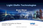 Light Olefin Technologies - Euro Asian Equitiesjdp.ecritel.net/files/85-Atelier 7 Glover.pdf · Light Olefin Technologies • Propane dehydrogenation to Propylene -Oleflex process•