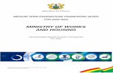 MINISTRY OF WORKS AND HOUSING - mofep.gov.gh€¦ · up in April this year to review the current Building Regulations LI 1630 of 1996 in accordance with the Code. The review of the