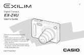 Digital Camera EX-Z4U - Support | Home | CASIO€¦ · Digital Camera EX-Z4U User’s Guide K857PCM2DMX Thank you for purchasing this CASIO Product. • Before using it, be sure to