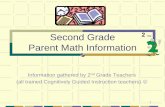Second Grade Parent Math Information - Kyrene School District€¦ · Second Grade Parent Math Information ... high school math and science for admission. *Almost 90% of all new jobs
