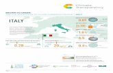 BROWN TO GREEN : THE G20 TRANSITION TO A LOW˜CARBON ... · BROWN TO GREEN : |TE G20 TRANSITION TO A LOWCARBON ECONOMY 2017 ITALY Country Facts 2017 3 CLIMATE POLICY PERFORMANCE low