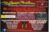 Charity Fundraiser Sautrday, August 13th @ Noon Bamber ... Knights of... · Charity Fundraiser Sautrday, August 13th @ Noon Bamber Lakes O Autism Family VFW Post O Services of New