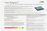 LTO CM 7 - MP Tapes, Inc. · LTO Cartridge Quality Analyzer Introducing VeriTape VeriTape VeriTape VeriTape All LTO Cartridges contain an internal memory chip called Cartridge Memory