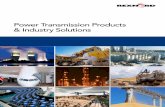 Power Transmission Products & Industry Solutions - CHESTERTON PTC General.pdf · Gear Drives – Rexnord’s high-quality, reliable and rugged gear designs are installed in the world’s