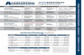 2020EDITORIAL CALENDAR€¦ · Full Page $9,870 $9,335 $8,520 $8,140 $7,380 2 ... All contents of advertisements are subject to publisher’s approval. The publisher has the right