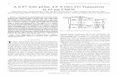1276 IEEE JOURNAL OF SOLID-STATE CIRCUITS, VOL. 48, NO. 5 ...ece.tamu.edu/~spalermo/docs/submwgbps_8Gbps_xcvr_song_jssc_… · 1276 IEEE JOURNAL OF SOLID-STATE CIRCUITS, VOL. 48,