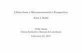 China from a Macroeconomist’s Perspectivepages.stern.nyu.edu/~jcarpen0/Chinaluncheon/ChinaTalk-Ruhl.pdf · China from a Macroeconomist’s Perspective ... PPP Adjusted GDP International