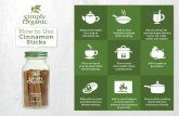 How to Use Cinnamon Sticks - Frontier Co-opcrc.frontiercoop.com/infographics/SO-Infographic-Cinnamon-Uses-7x… · cinnamon tea. Add to your breakfast oatmeal while cooking. Use as
