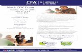 Mock CFA Exam - CFA Institute Calendar/Attachmen… · EXAM PREP Mock CFA® Exam Presented by Mock Exam Location: Registration Time: Special Instructions: Now that ®you have prepared