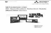 MITSUBISHI CNC NC Specification Selection Guide M800/M80 ...dl.mitsubishielectric.co.jp/dl/fa/document/catalog/cnc/bnp-a1233(en… · SELECTION PROCEDURE Selection procedure flow