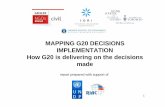 Mapping G20 Decisions Implementation presentation€¦ · Diversity of structural reforms priorities defined by the countries’ individual circumstances precludes a one-fits-all