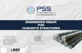 ENGINEERED REBAR FOR CONCRETE STRUCTURES Distribution presentation 04... · Typical Initial Cost of Slab with 6.5m length With Black Steel With MST-BAR Unit Cost Per Slab Concrete