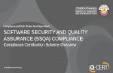 Software Security and Quality Assurance (SSQA) · •Project Charter and Project Definition Document •Project Management Plan BUILD Light security and functional testing •Updated