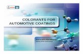 COLORANTS FOR AUTOMOTIVE COATINGS€¦ · Many factors affect how individuals perceive 2/6/2009 6 color We are all different and can perceive the same color differently . Why do we