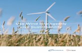 Use Wind Intelligently Live Sustainability · man wind power sector, several suppliers, especially tower manufacturers, faced financial difficulties. This causes a risk of supply