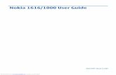 Nokia 1616/1800 User Guide - Mein Tchibo mobil€¦ · Nokia 1616/1800 User Guide CyanCy a n MagentaMa g e n t a YellowYe l l o w BlackBl a c k 9227297 Issue 2.1EN Downloaded from