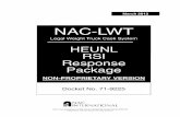 NAC-LWT Legal Weight Truck Cask System HEUNL RSI Response ... · I Marh 201 NACýLWT Legal Weight Truck Cask System HEUNL RSI Response Package NON-PROPRIETARY VERSION Docket No. 71-9225