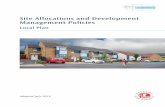Site Allocations and Development Management Policies Site... · Development Management Policies 1.9 The Site Allocations and Development Management Policies Local Plan is consistent