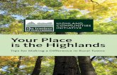 Your Place is the Highlands - The Trustees of Reservations · organizations are increasingly reaching out to one another in order to tackle the tough problems that face their communities