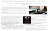 Modelling and Analysing Creative Communication within ... · Modelling and Analysing Creative Communication within Groups of People: the Artistic Event at FET11 Antonio Camurri, Corrado
