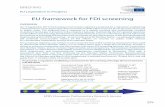 EU framework for FDI screening€¦ · EPRS | European Parliamentary Research Service Author: Gisela Grieger Members' Research Service PE 614.667 – April 2019 . EN . EU framework