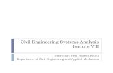 Civil Engineering Systems Analysis Class Icive208.weebly.com/uploads/1/1/8/8/11887178/class_8.pdf · Mid-term Exam 3 CIVE 208: CIVIL ENGINEERING SYSTEMS ANALYSIS 10/2/2012 Date and