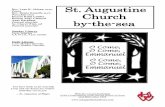 St. Augustine Church by-the-sea€¦ · St. Augustine Church by-the-sea With the servant leadership St. Augustine of Hippo of the Congregation of the Sacred Hearts of Jesus and Mary