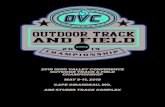 2019 OHIO VALLEY CONFERENCE OUTDOOR TRACK & FIELD ...€¦ · 2019 ohio valley conference outdoor track & field championship may 9-11, 2019 cape girardeau, mo. abe stuber track complex