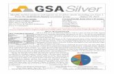 Monthly market analysis and reports on 25 Silver stocks ... · Monthly market analysis and reports on 25 Silver stocks including our Fave 5. From the Gold Stock Analyst newsletter
