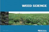 WEED SCIENCE - cambridge.org€¦ · WEED SCIENCE Published six times a year by the Weed Science Society of America William K. Vencill, Editor The Weed Science Society of America