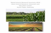 Weed Science Research Summary 2019 West Central Research ... Weed Science Research Report final .pdf · Weed Science Research Summary 2019 West Central Research, Extension and Education