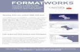 FORMATWORKS - Concepts In Production, LLC€¦ · Edit imported CAD models with DimXpert FormatWorks ensures that all imported files maintain their semantically-linked annotations