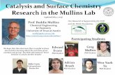 Catalysis and Surface Chemistry Research in the Mullins Labresearch.engr.utexas.edu/mullins/sites/default/files/research/Mullins... · Catalysis and Surface Chemistry ... Raman spectroscopy,