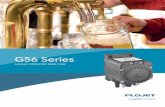 G56 Series - Xylem Inc.€¦ · the G56 beer pump to allow beer line cleaners to run cleaning solution through a Flojet G56 pump-driven beer system in both directions. Running cleaning
