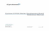 Cyclone II FPGA Starter Development Board Reference Manual · 101 Innovation Drive San Jose, CA 95134 (408) 544-7000 Document Version 1.0 Document Date October 2006 Cyclone II FPGA