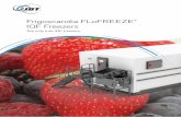 Frigoscandia FLoFREEZE IQF Freezers · IQF Track – for delicate products IQF tray – for high-hygiene or high-volume production Application-specific IQF freezing is our specialty